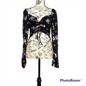 H&M Divided Womens Long Sleeve Crop Top